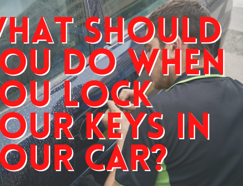 What should you do when you lock your keys in your car?