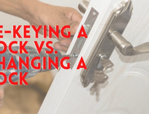 Re-keying a lock vs. changing a lock